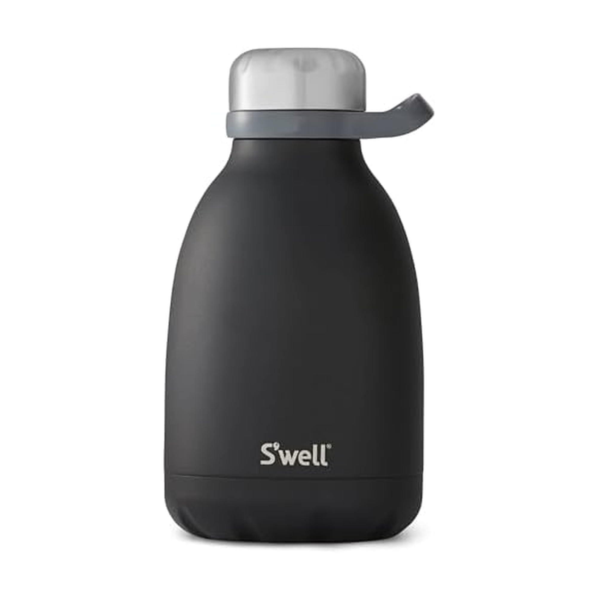 S'well Stainless Steel Roamer Bottle-64 Fl Oz-Teakwood Triple-Layered Vacuum-Insulated Containers Keeps Drinks Cold for 72 Hours and Hot for 24-BPA-Free Travel Water Bottle, 64oz