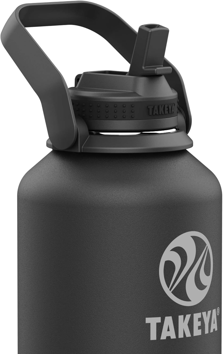 Takeya 885395530055 Actives Pickleball Insulated Stainless Steel Bottle, Spout Lid Rally Blue 40oz
