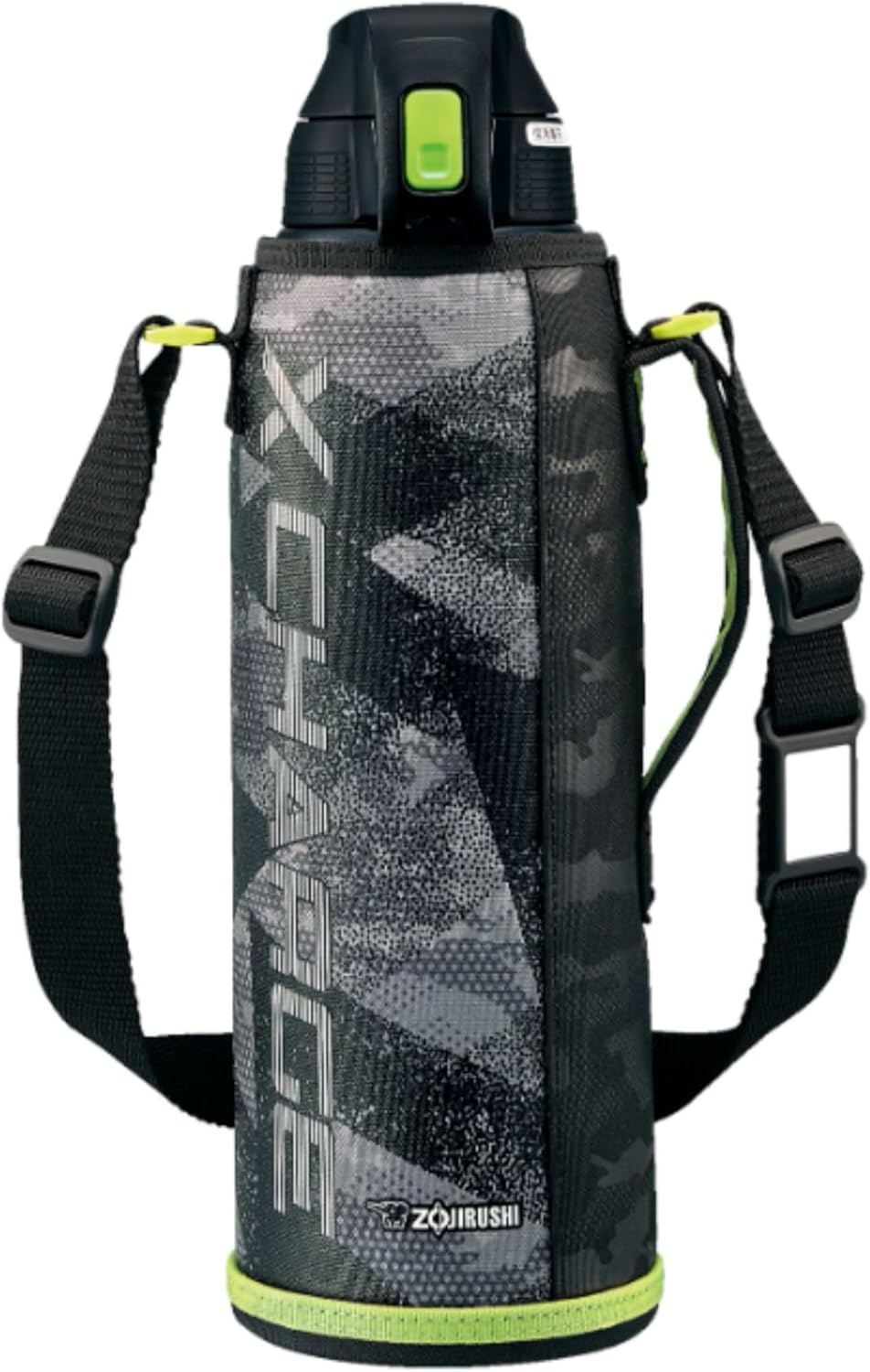 Zojirushi SD-FB15-HG Zojirushi Water Bottle, Direct Drinking, Sports Type, Stainless Steel Cool Bottle, 3.5 gal (1.5 L), Lime Gray